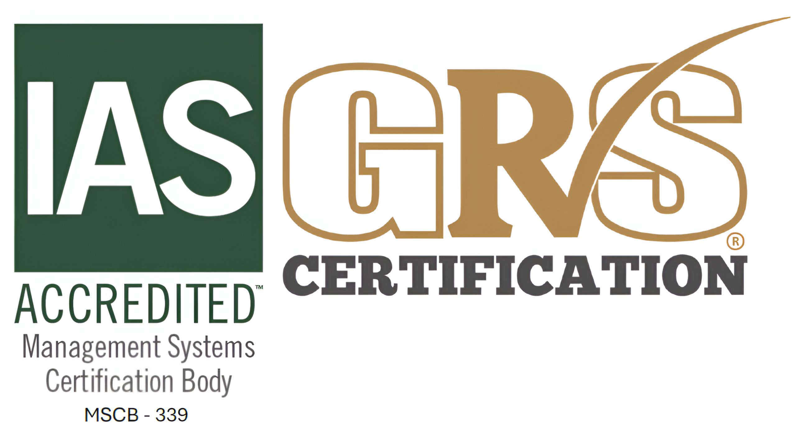 GRS Certification, accredited by IAS as a management systems certification body, MSCB-339